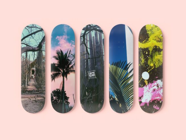 Tropical Skateboard Decals